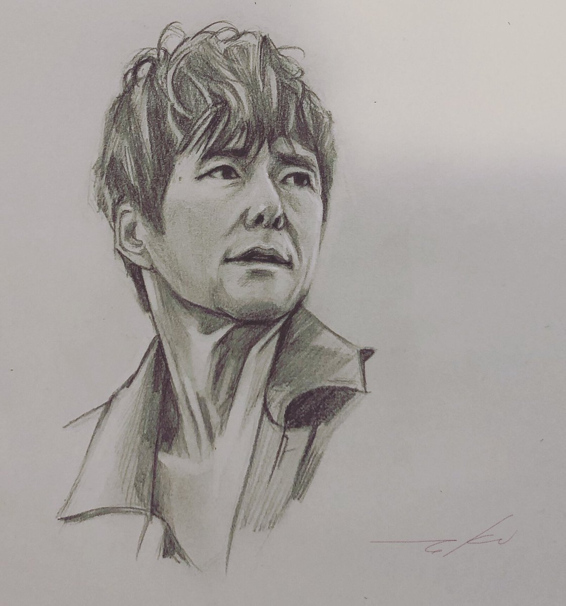 「#仮面ライダーblacksun 2話#南光太郎 #西島秀俊 さん#鉛筆画 #fr」|𝕆𝕥𝕠𝕞𝕠のイラスト