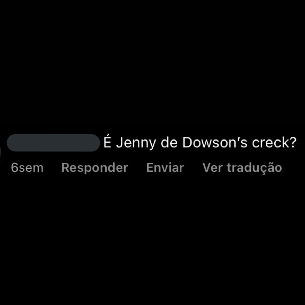 jenny de dowson's creck me pegou kkkkkkkkkkkk https://t.co/0B0WAbxPyn