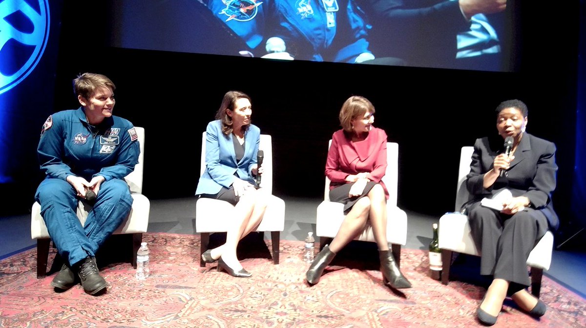 A city council member, a congresswoman, a senator and and an astronaut walk out on stage...No, not start of a joke, just an <a href="/SR_Bookclub/">Northwest Passages Bookclub</a> event in #Spokane Monday evening at the <a href="/TheBing_Spokane/">BingCrosby Theater</a>. Watch the replay here: spokesman.com/video/2022/nov… #women #Leadership