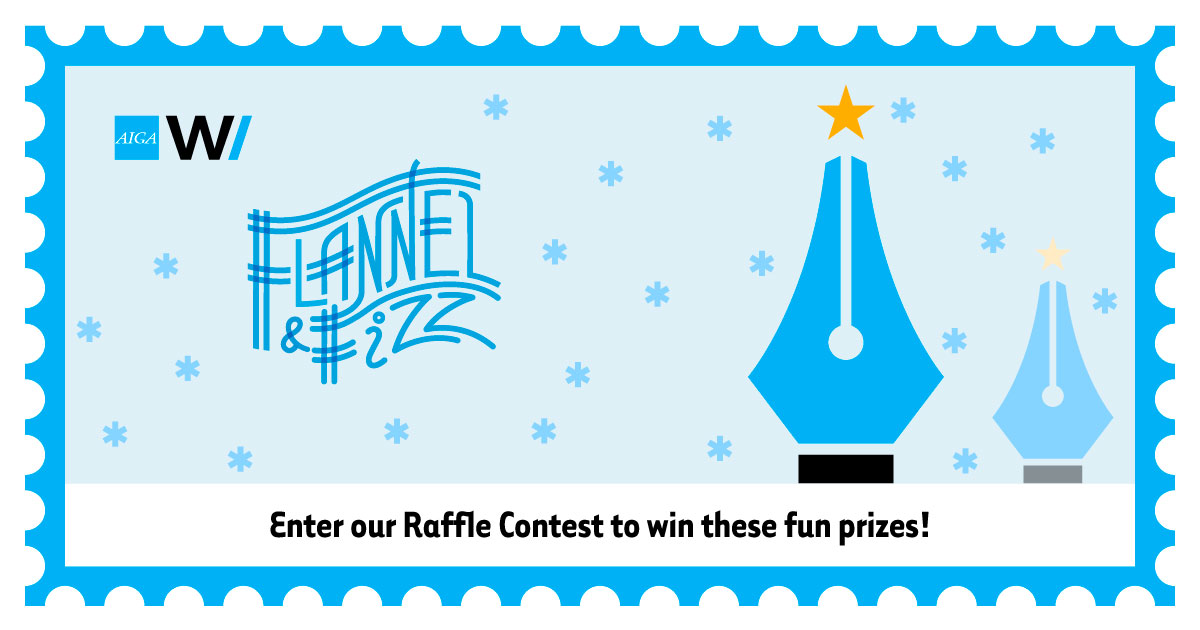 Enter our Raffle Contest to win these fun prizes!

Ticket Link: eventbrite.com/e/flannel-fizz…

#AIGAWI #design #holidayparty #flannelandfizz