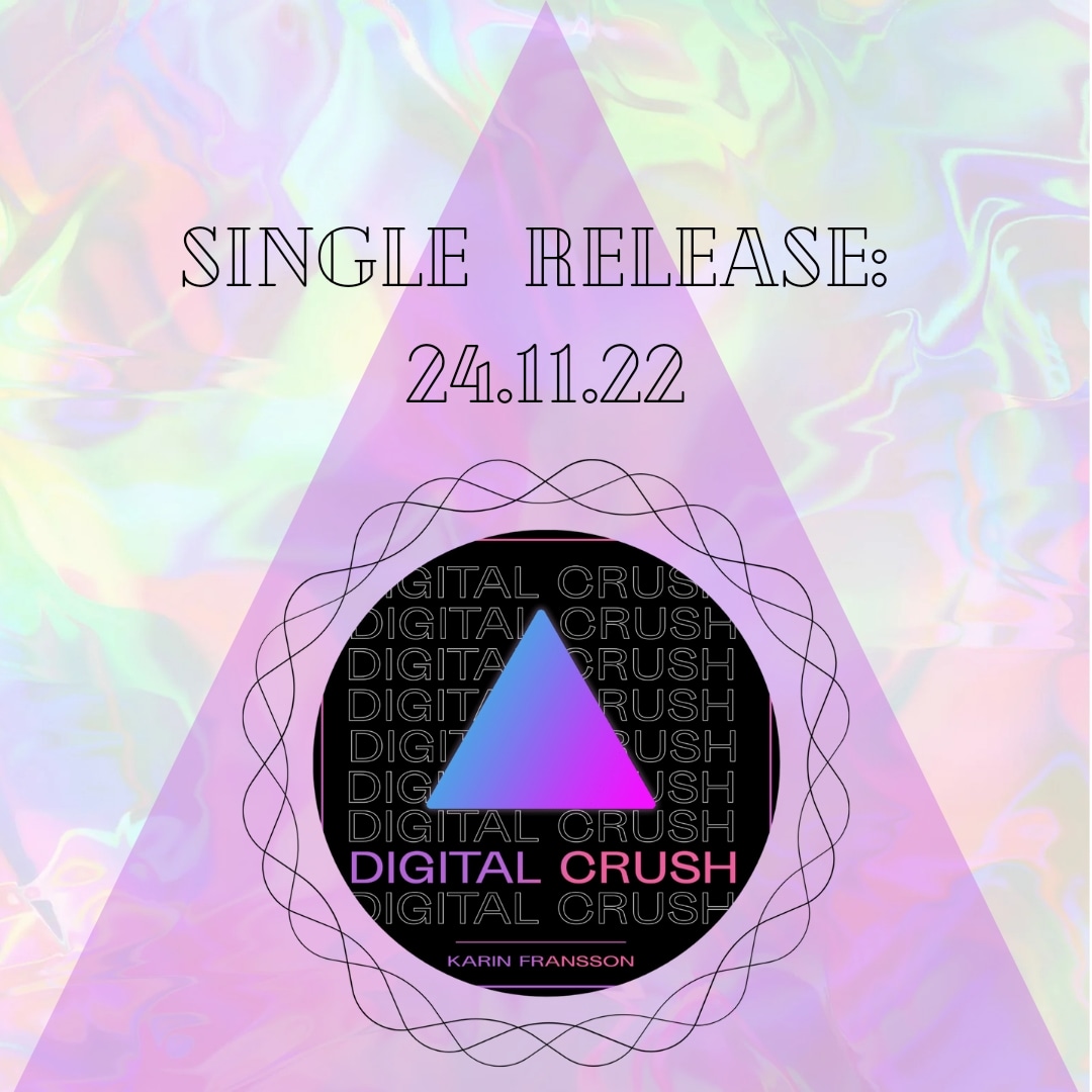Karin_Fransson's tweet photo. 2 days til third and final single "Digital Crush" is out βπ» π
#digitalcrush #project85 #karinfranssonmusic #single #newmusic #sideproject #different https://t.co/2uxIk2xrSV
