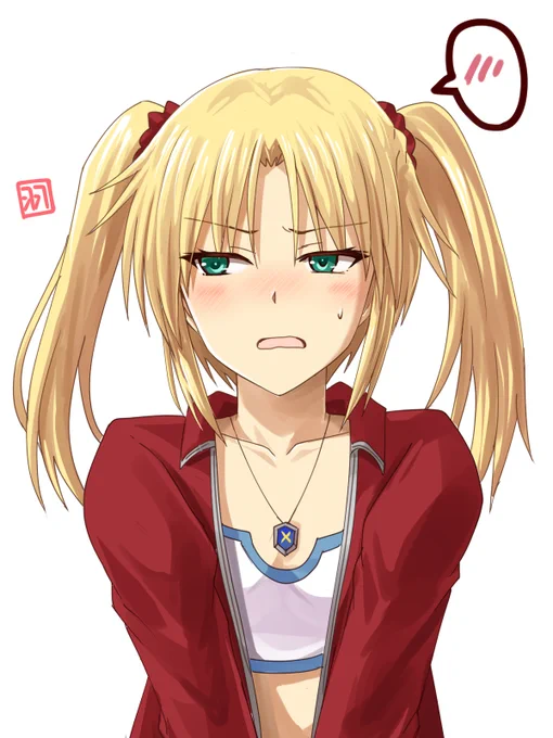 ツインテールモーさん。#いいツインテールの日 #FGO 