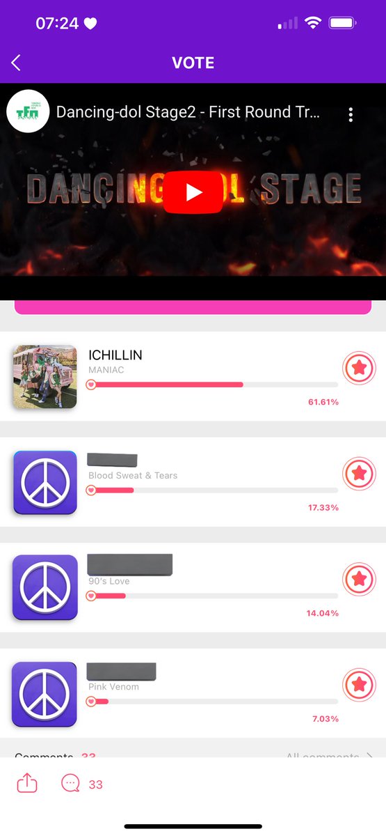 vtforichillin's tweet photo. NOTICE 📢

🗳️ ICHILLIN’ (아이칠린)
U+DIVE < DANCING DOL STAGE 2 > 1ROUND Voting Guide

☑️ Voting period (ENDS)
~ November 27 (Sun) 6PM KST

☑️ Voting guide
→ STAR PLANET APP
→ “Dancing Dol Stage 2” → 1R GIRL Vote
→ ICHILLIN’

#DANCINGDOL
#ICHILLIN #아이칠린
@ichillin_km https://t.co/7ugltqp39U