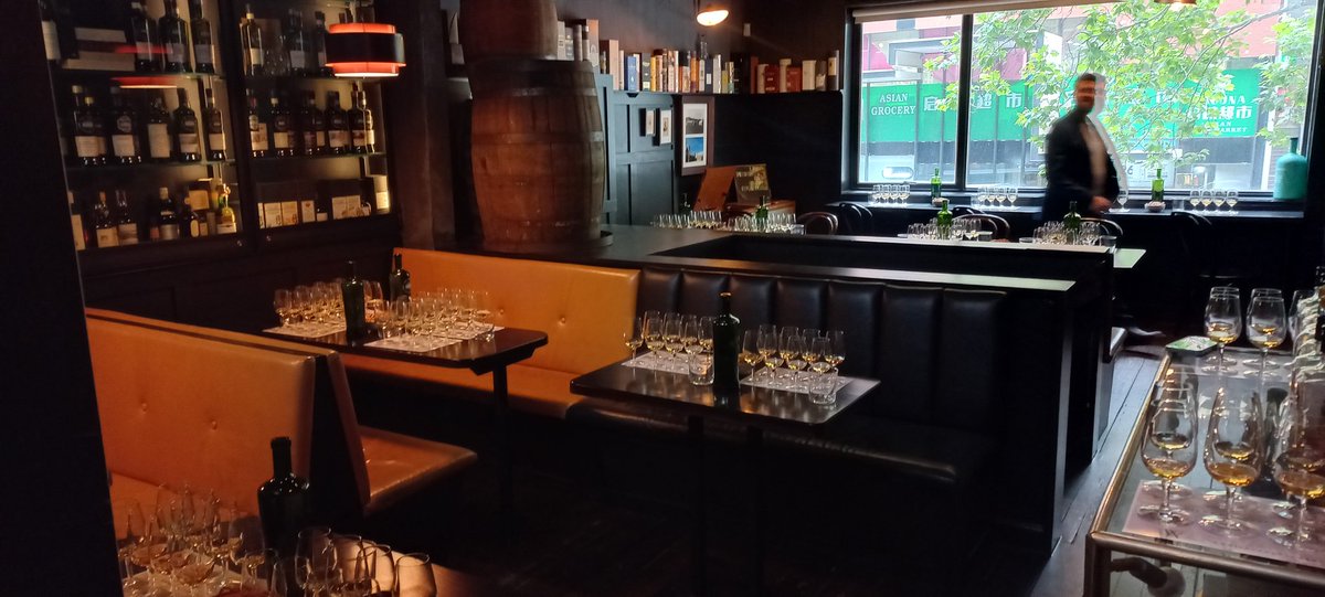 Looking forward to this #whisky tasting, got some great samples to take people through and get to talk in depth about fermentation.