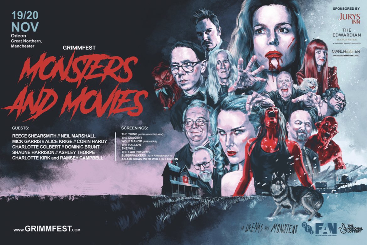 To everyone who came &amp; those who made MONSTERS AND MOVIES possible a huge Grimm 🌟THANK YOU!🌟 and, of course, an extra thanks to our esteemed guests - you were incredible 🖤 and to the <a href="/BFI/">BFI</a> for the chance to be part of their #indreamsaremonsters season. What a weekend!! 🔥