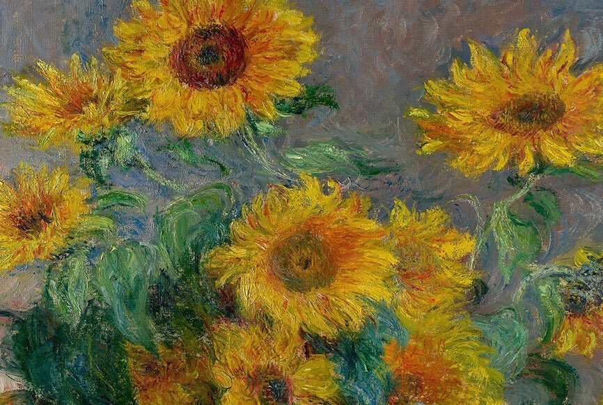 allontanarsio's tweet image. Claude Monet’s flowers