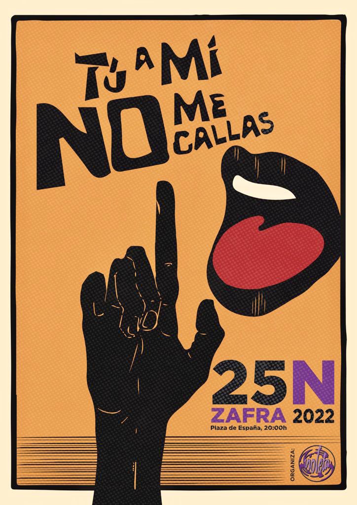 zafravioleta's tweet image. #25N violeta en #Zafra #TúAMíNoMeCallas