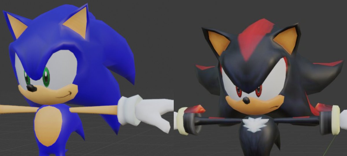 SONIC 3 HYPE — canineprototype: SHADOW VS SONIC I drew up a