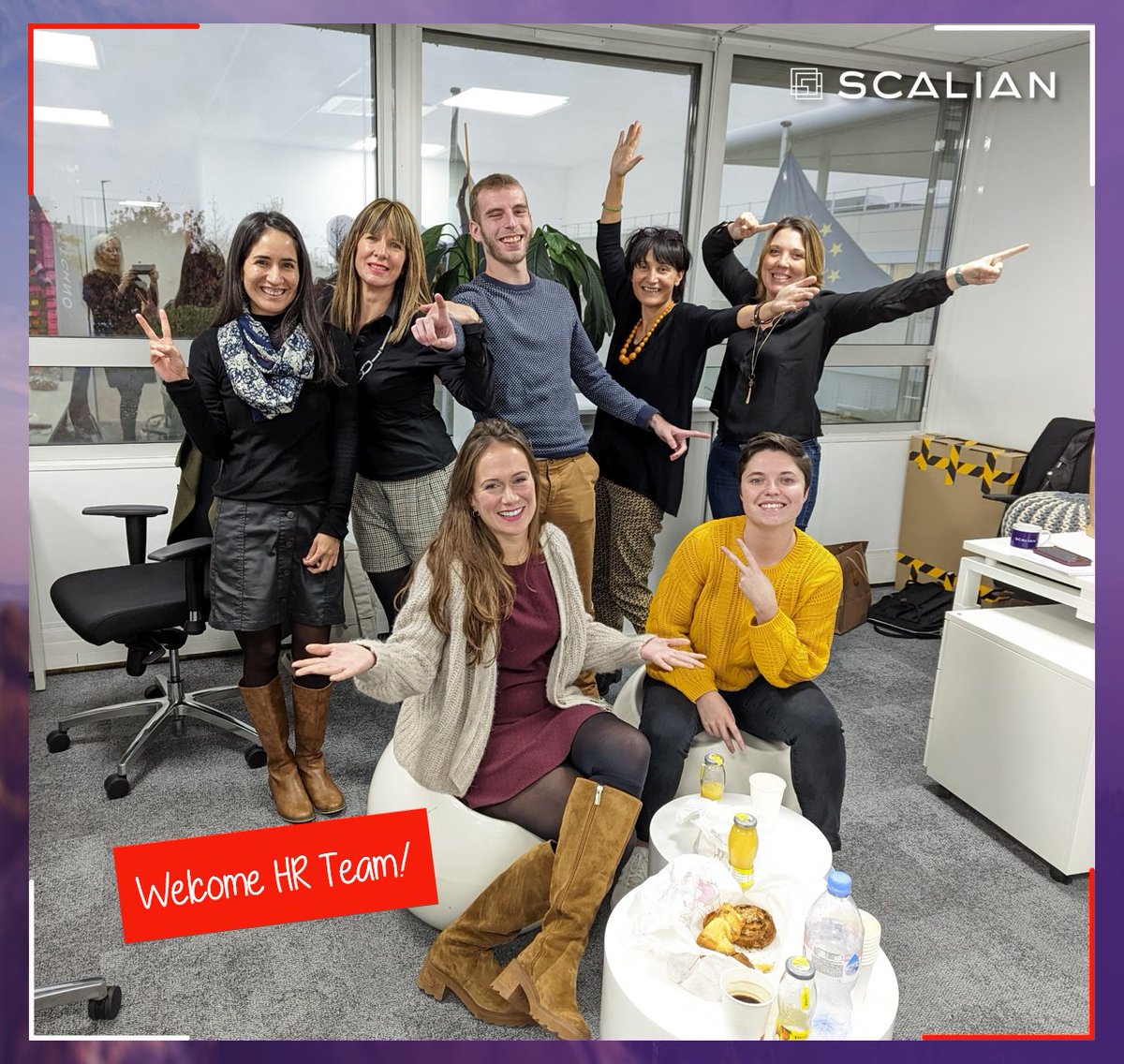 ScalianGroup's tweet photo. #insidescalian #toulouse #togetherwegrow #teamspirit We were delighted to welcome our colleagues Stephanie Hammett Kenda and Louise Gouley from the @HR_Team_Group 's #communication team to our offices in the Hub. On the agenda, fruitful exchanges and a good time spent together! https://t.co/nR4KYaBi51