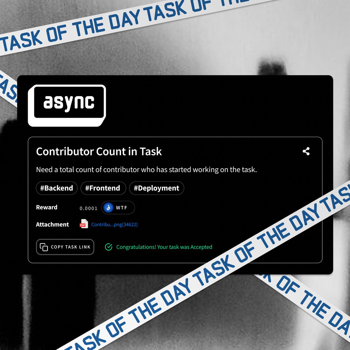 With Async, you can perform top tasks from anywhere!

Just, #GetItDone

#async #network #opensource #freelance #community