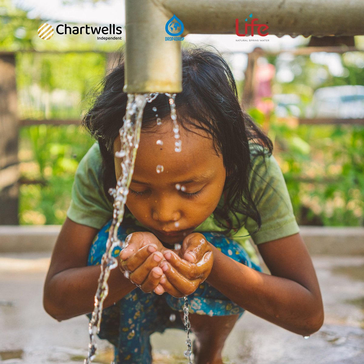 ChartwellsInd's tweet photo. Through our longstanding partnership with #LifeWater and #Drop4Drop, we are delighted that #Chartwellsindependent has now funded 300 clean drinking projects in developing countries - providing access to sustainable, clean water for nearly 322,351 people. 
#Teamindies #cleanwater https://t.co/g7Llxlj4fB