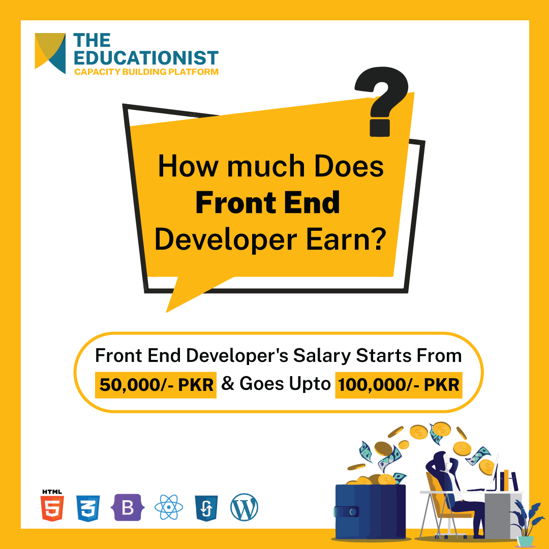 atEducationist's tweet photo. How Much Does a Front-End Developer Earn per Month?

#css #FrontEndDevelopment #CS #html #TheEducationistDotPk #LifeChangingOpportunity #IT #AtEducationist #wordpress #TheEducationist https://t.co/gdOXKQPbep
