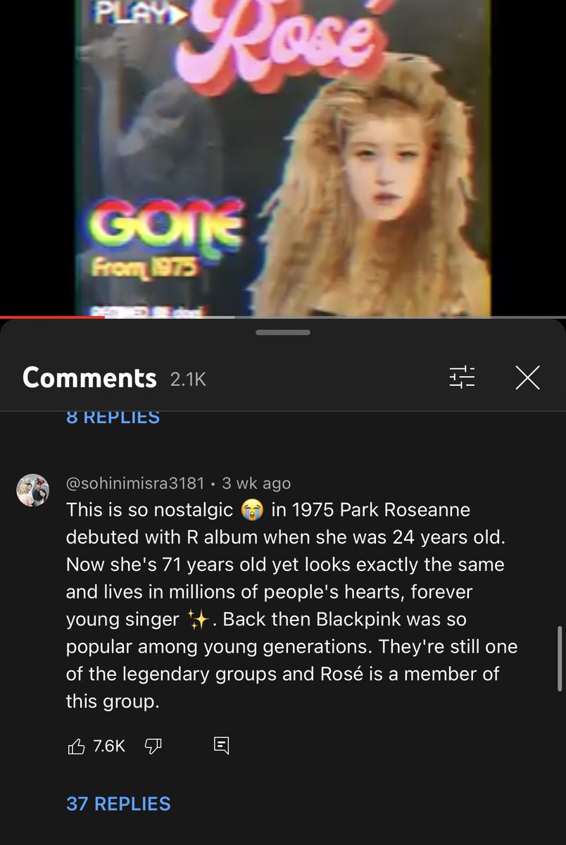 RavenEyezx's tweet photo. The comments 💀 #70sQueen https://t.co/Mjr9AY04y7