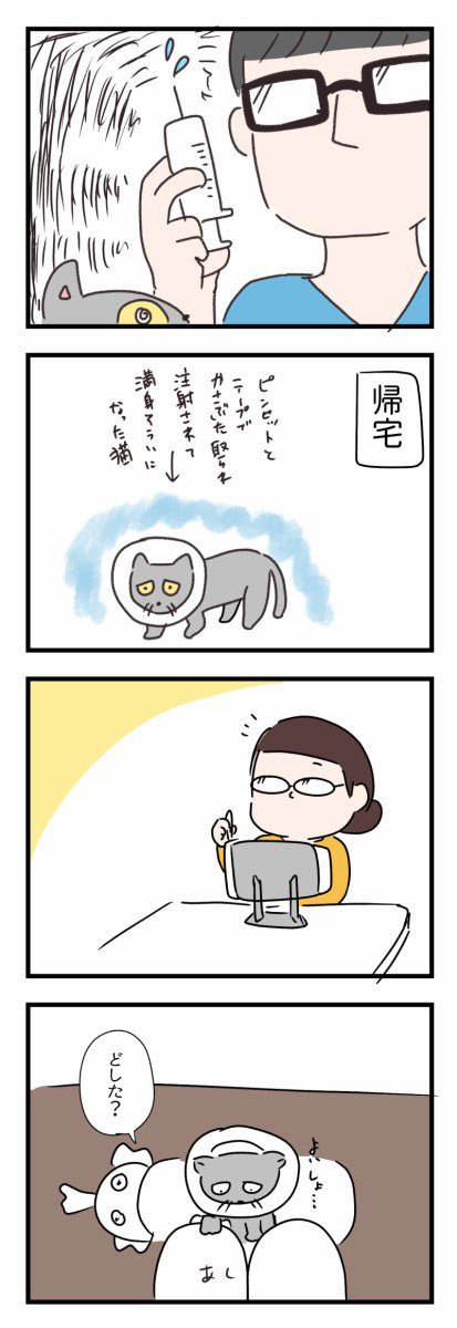 いいにゃんにゃんの日なのでいつも素っ気ない猫を病院へ連れてったらとんでもなくなった話をどうぞ。

 #いいニャンニャンの日   #漫画が読めるハッシュタグ 