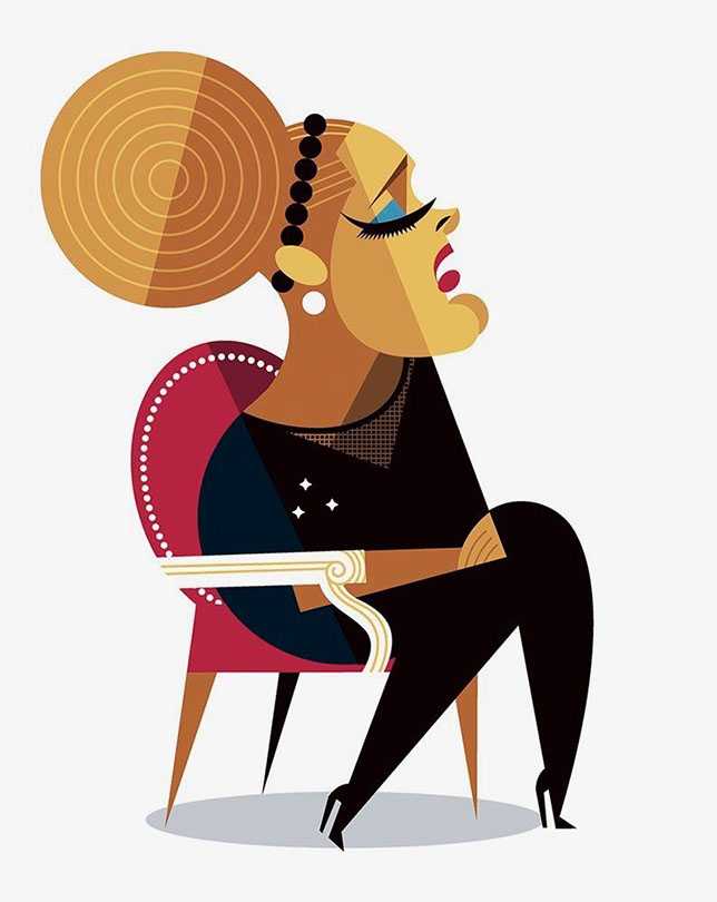 'Adele' by Pablo Lobato, an Argentinian graphic designer and illustrator, Pablo Lobato #art #illustration