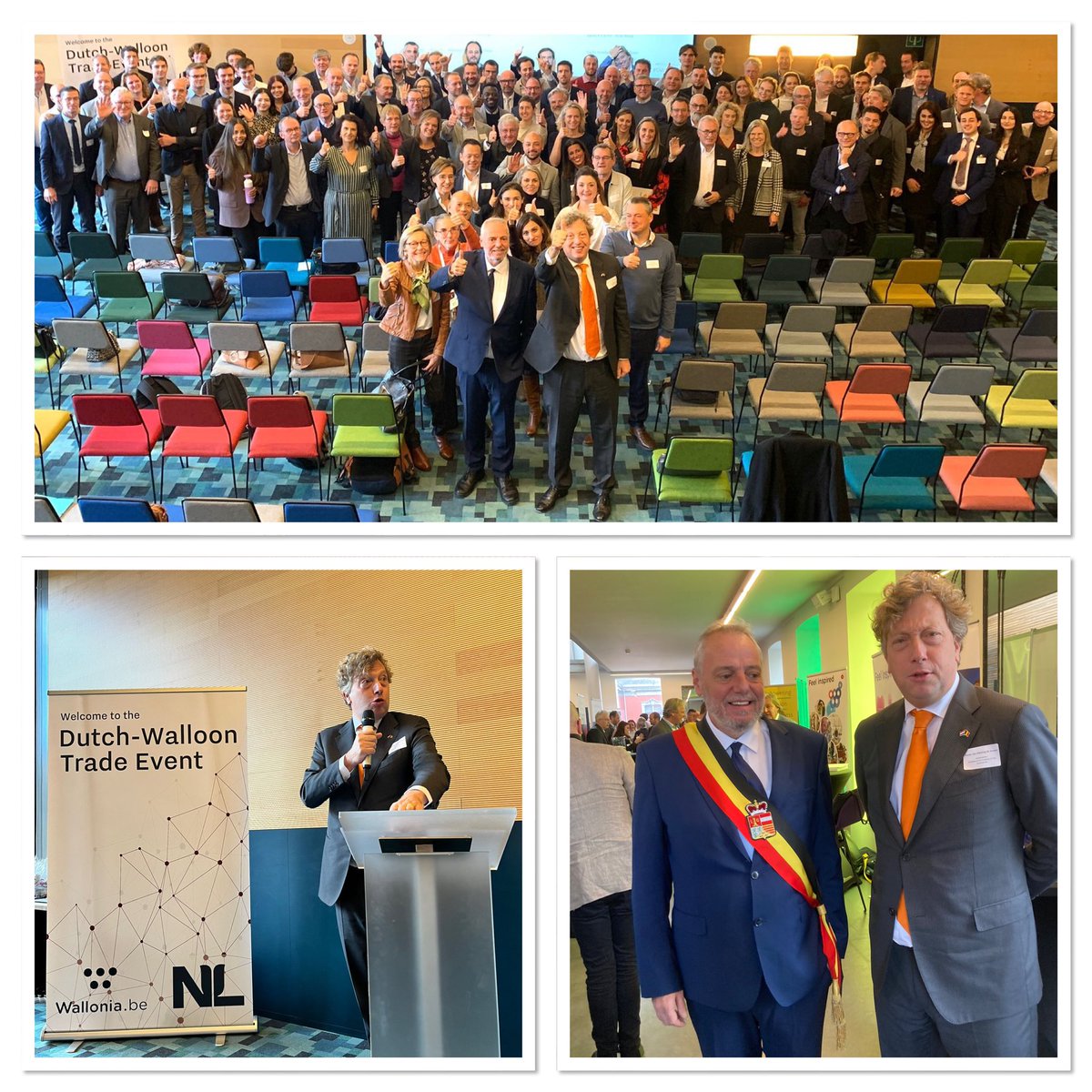 PJKleiweg's tweet photo. Journée commerciale entre la Wallonie et les Pays-Bas à Seraing
Grand succès: 160 participants, rendez-vous rapides entre entreprises
Merci au @GouverneurLiege et @AWEX_Belgium pour votre collaboration!
Nous sommes voisins et amis.
#DWTE2022 @RVO_Int_Ond @eliodirupo @wborsus https://t.co/VZRRMBi2sM