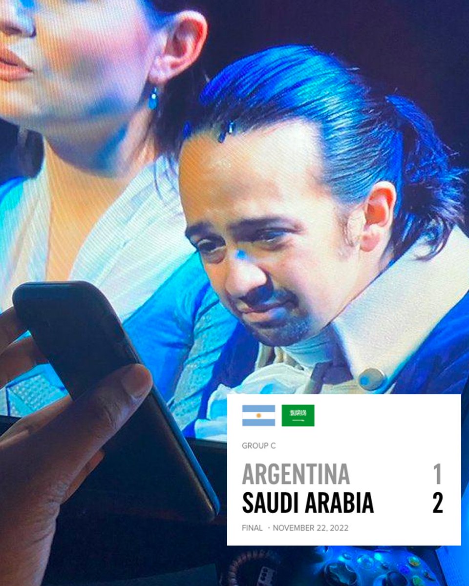 FOXSoccer's tweet photo. Fans in the U.S. waking up to see that Argentina result 😅 https://t.co/xhtCwfOj8k