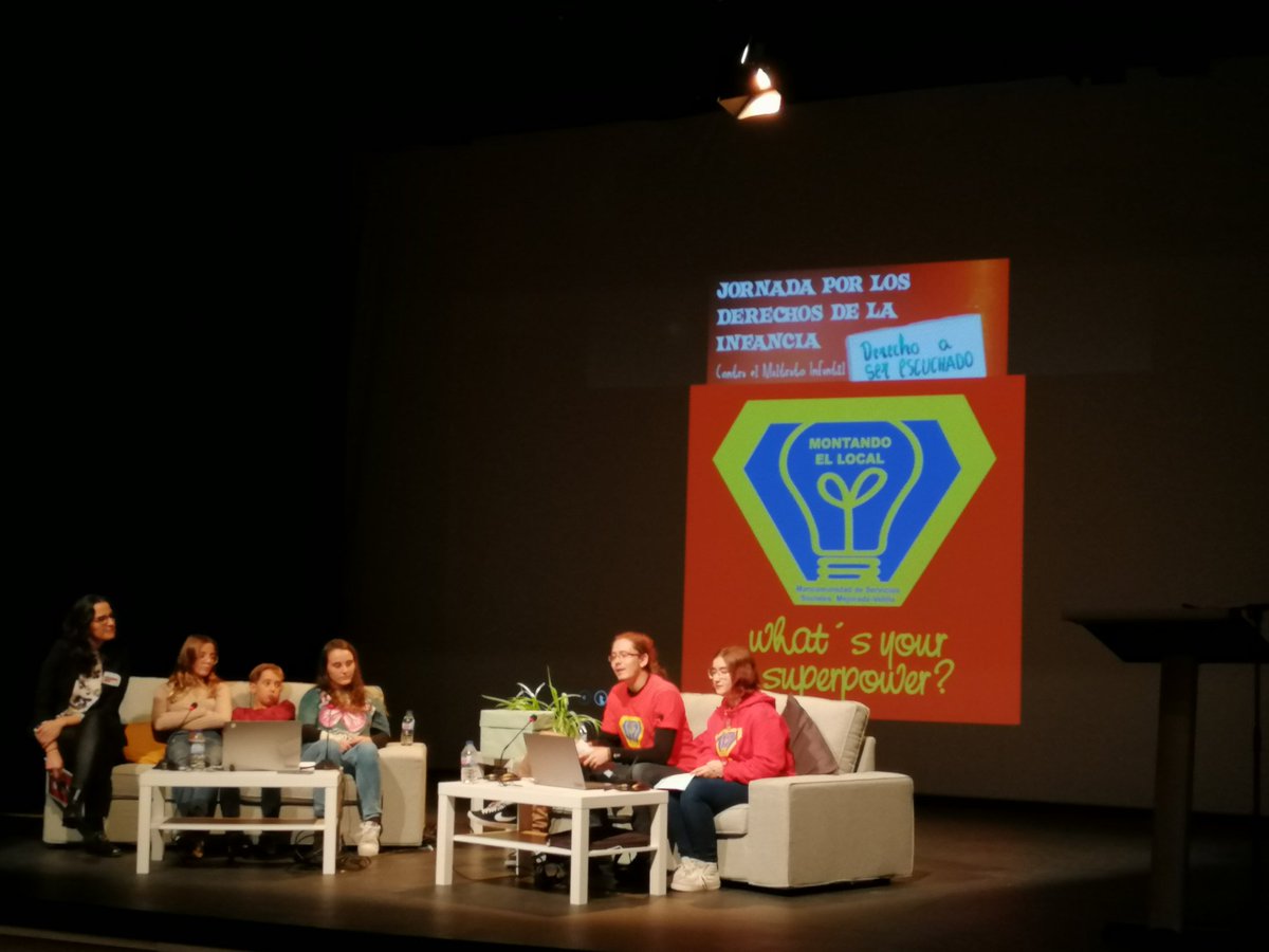 mejoradavelilla's tweet photo. JORNADA "DERECHO A SER ESCUCHADO" en  #LaCabrera 
#mancomunidadserviciossocialessierranorte
@montando_el_local y #comisionesdeparticipacion han participado en la jornada.
Han estado enormes.

#participacioninfantil #participaciónjuvenil #participación #adolescentesquecuentan https://t.co/FQBi92yuUC