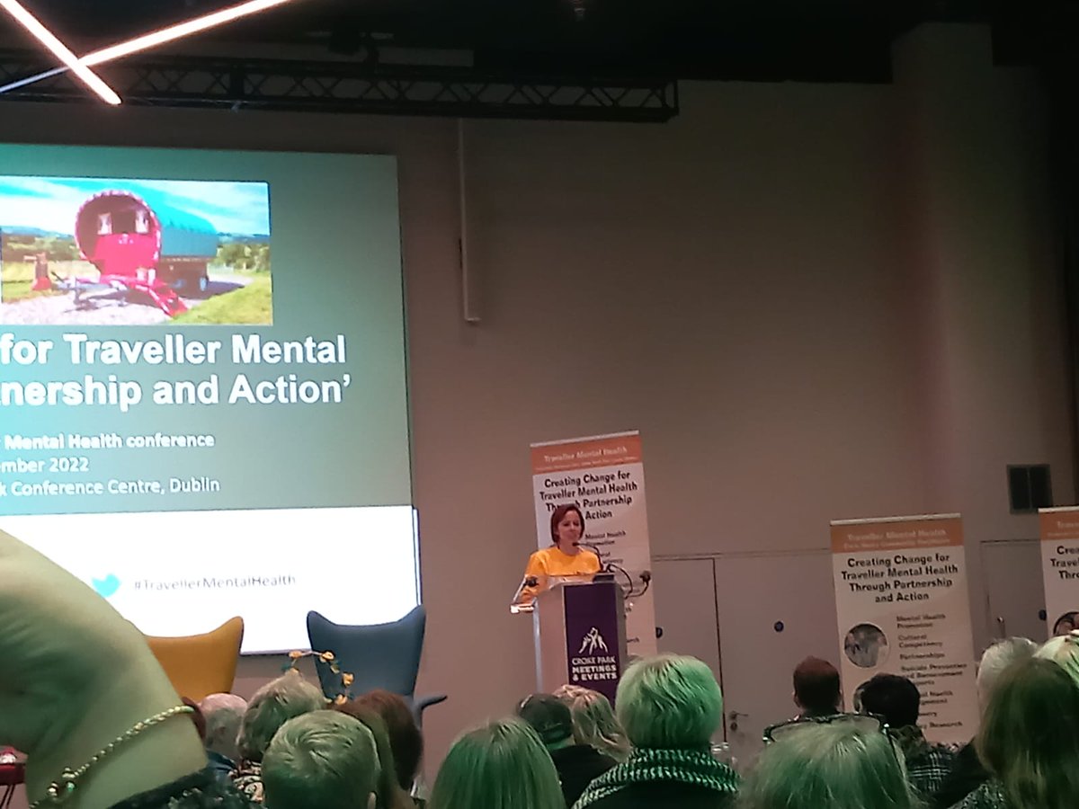 #TravellerMentalHealth

Senator Eileen Flynn giving a impactful honest speech at Creating CHANGE for Traveller Mental Health  @Love1solidarity