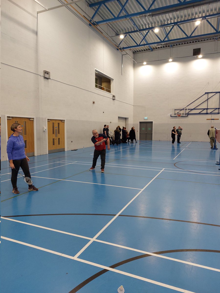 RehabCombined's tweet photo. A few more pictures of our first #badminton tournament last week. Senior OT at #HJH Alice did an amazing job of arranging the event. We can't wait for the next one! #SummersView #EarlyInterventionTeam @ymcans @DougieMacStoke https://t.co/gMYcMfVViW