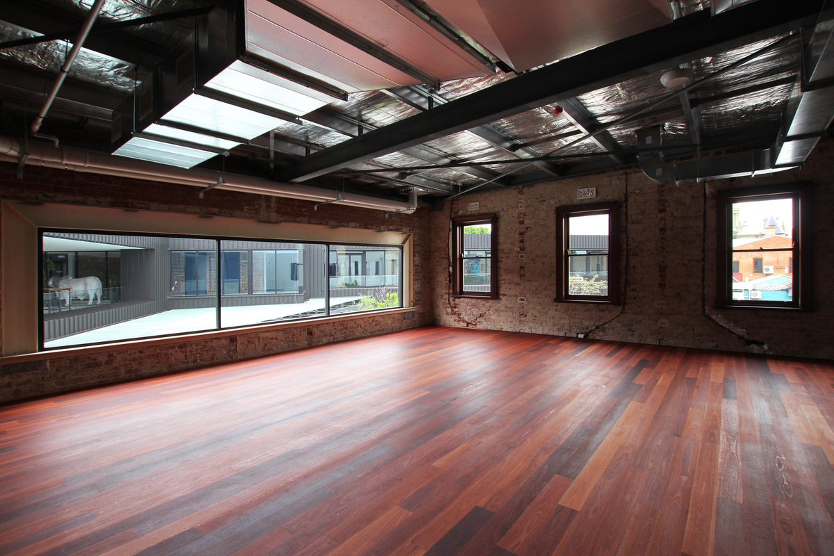 Our Newport Hotel project in Fremantle unlocked a series of previously under-utilised spaces filling in the central courtyard &amp; turning the faux balcony into a usable space. The project also exposed heritage details &amp; the raw textural materiality of the buildings original fabric