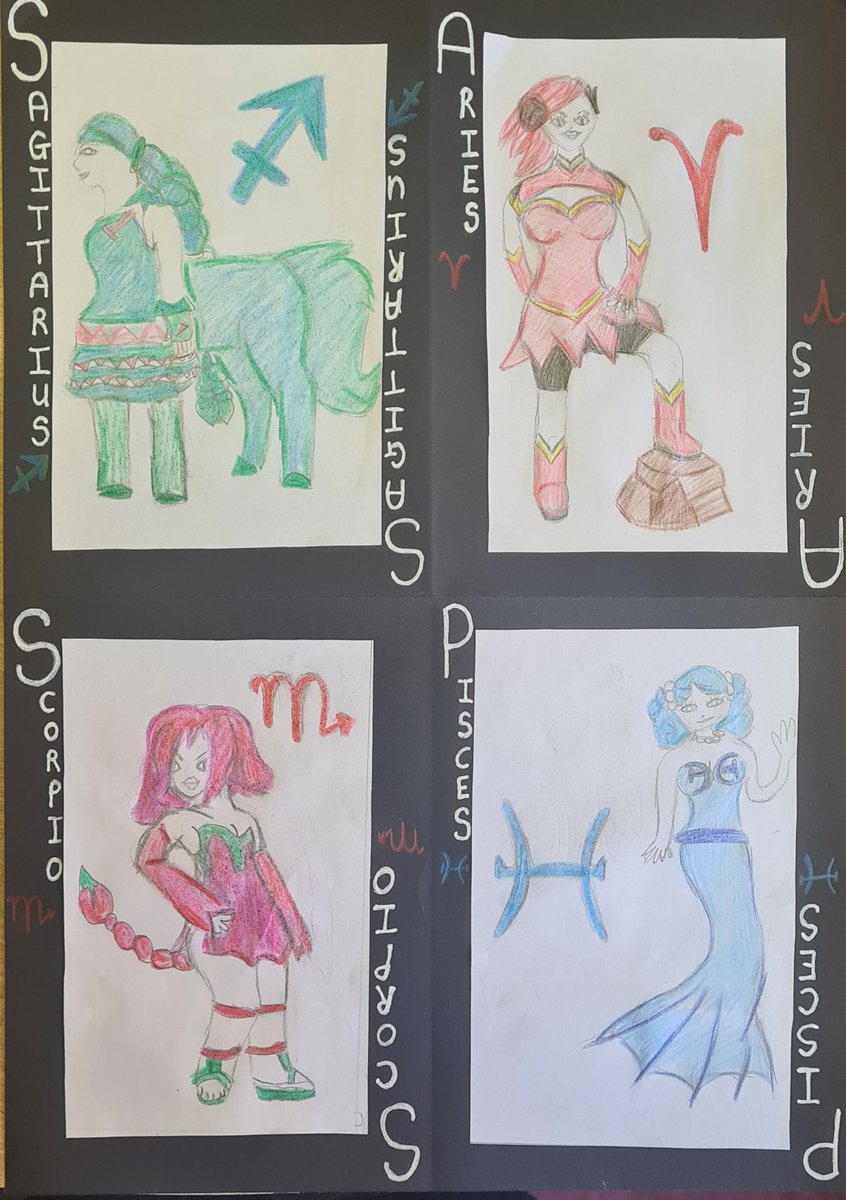 Even more amazing year 7 <a href="/StAnnes_N13/">St. Anne's Catholic High School for Girls</a> homework. Alessia designed her own playing cards in graphics #proudachievementleader