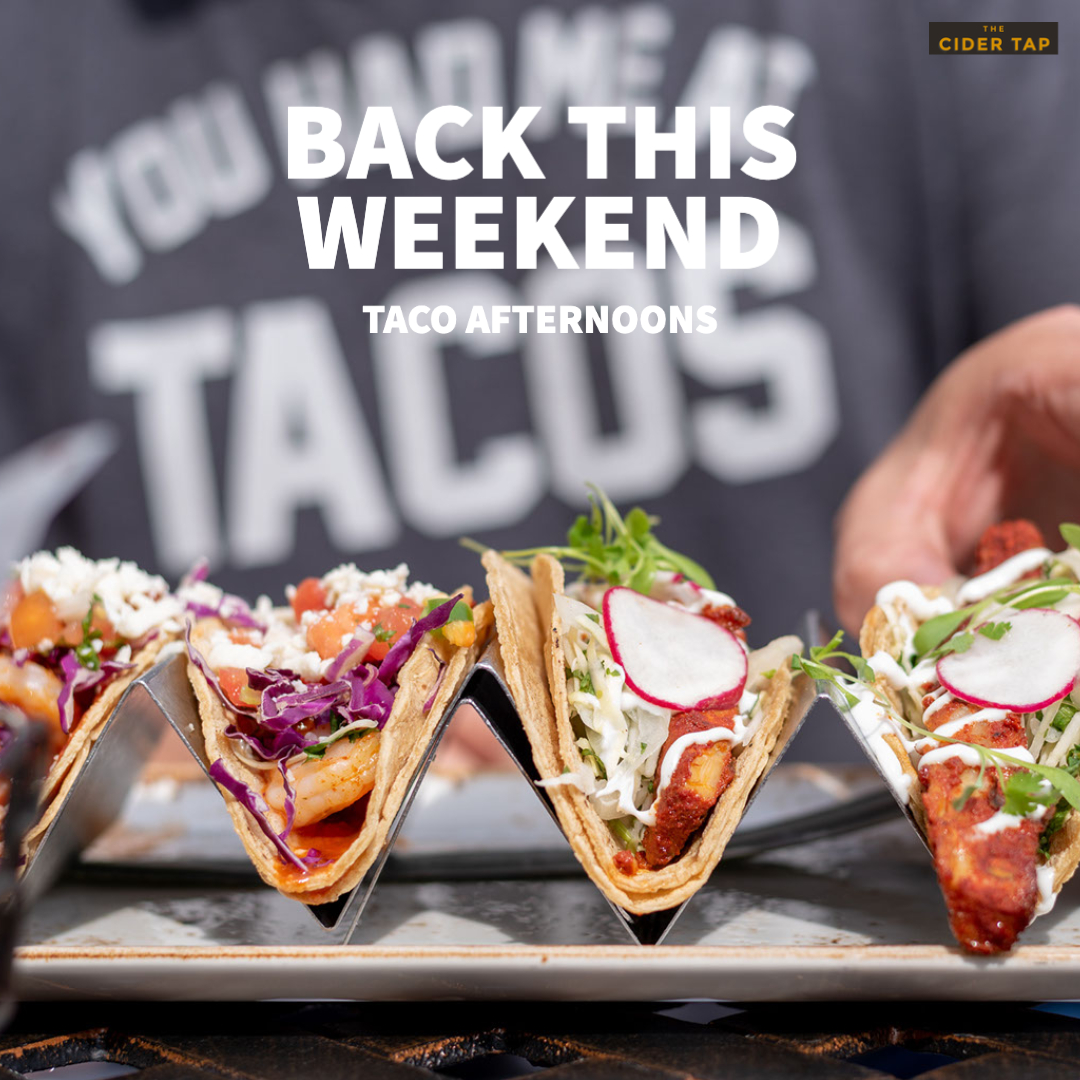 wobblegate's tweet photo. From 3pm this Friday and midday on Saturday, sit back, enjoy a pint and tuck in to some sexy Tacos!
#craftcider #rethingcider #sussex #taproom #winter #autumn #dogswelcome #family #supportlocal #craftbeer #mulledcider #apples #orchards #cider #finecider #tacos sundaylunch https://t.co/hOXYGq0JGk