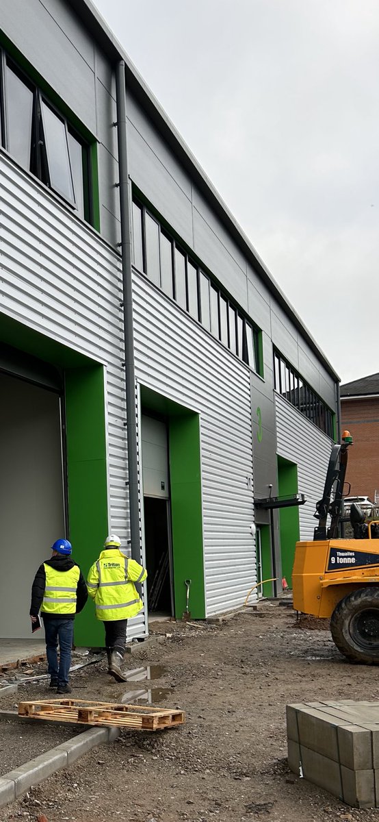 First viewing of our new premises, we should be in there early next year