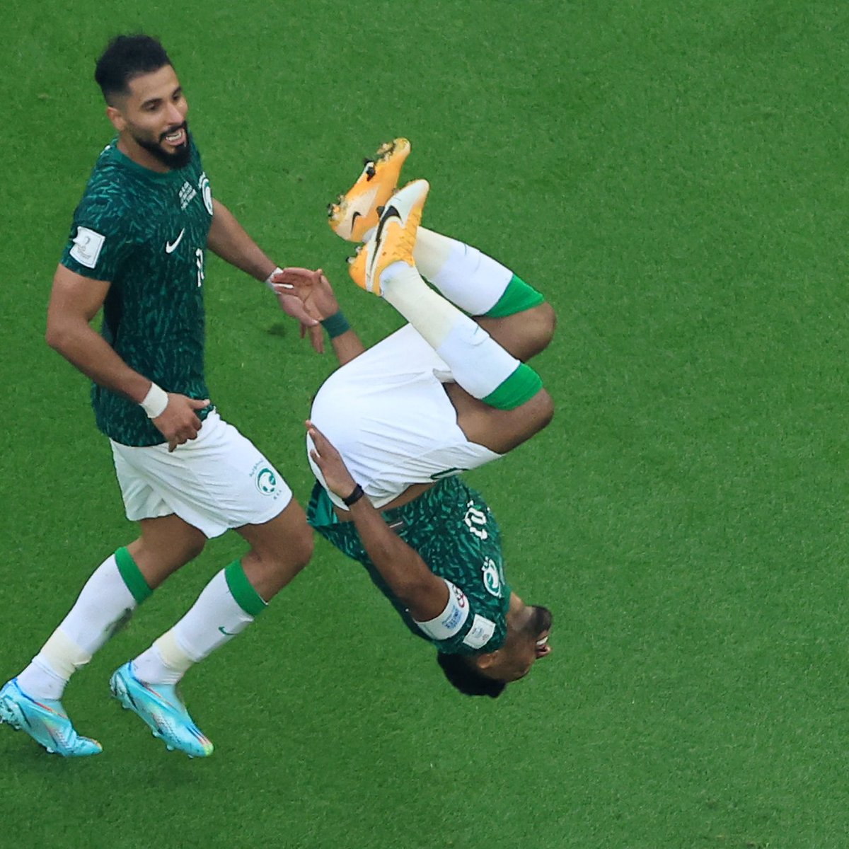 É assim que a Argentina tá vendo o mundo hoje. 🤭

#TáNaCopaTáNoSportv #KSA
