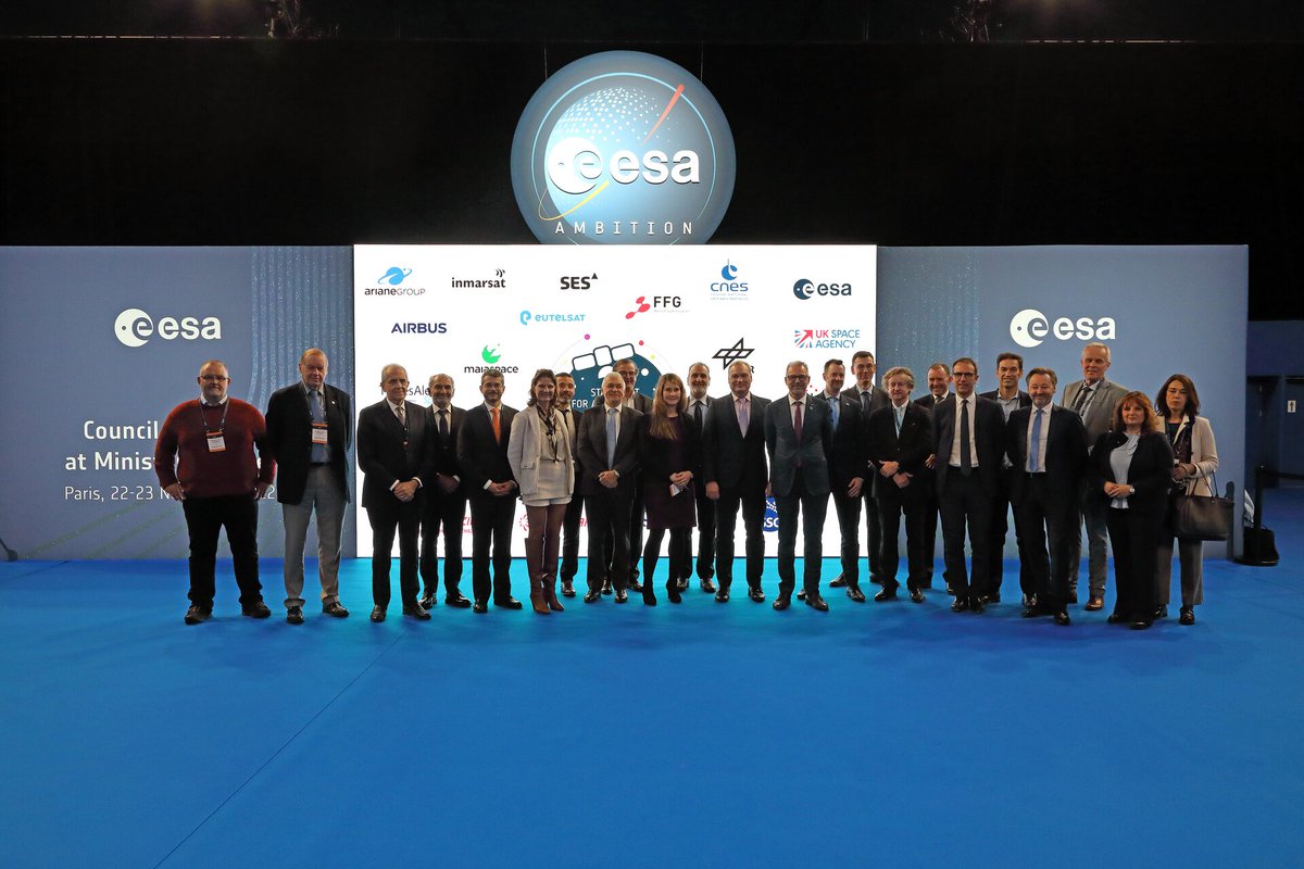 plasma_bound's tweet photo. Along with 22 European actors, PlasmaBound had the pleasure of signing, the “Statement for a #ResponsibleSpaceSector”, promoted by European Space Agency - ESA in Paris yesterday.
"A step towards sustainability, to preserve life and resources for future generations.”
#Space https://t.co/4BzfyKJgAJ