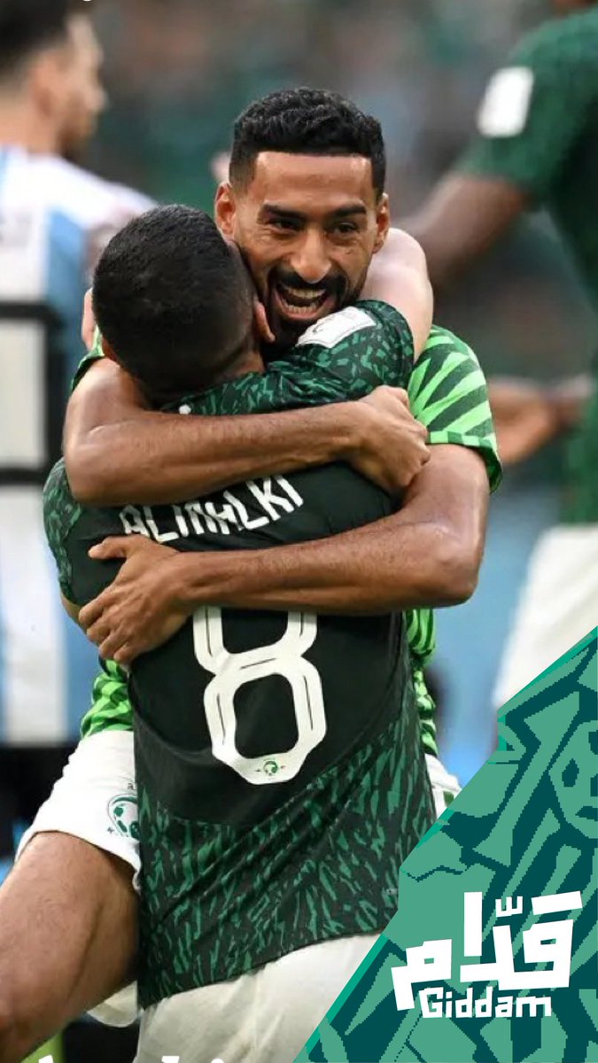الف الف مبروك لمنتخبنا الفوز #قدام_يالاخضر 🇸🇦