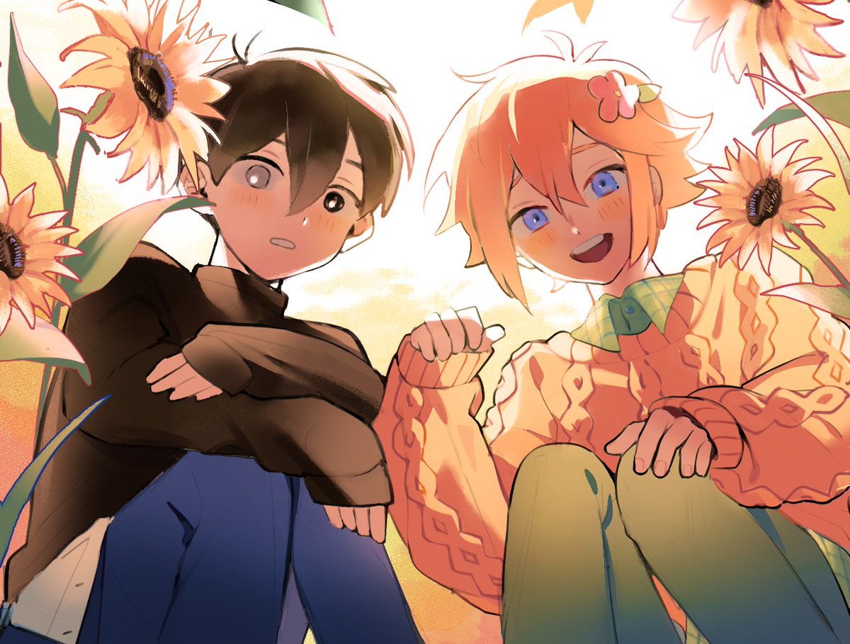 Momi_Omori's tweet photo. sunflower☀️🌻
#OMORIFANART https://t.co/sTamD3eh3Z