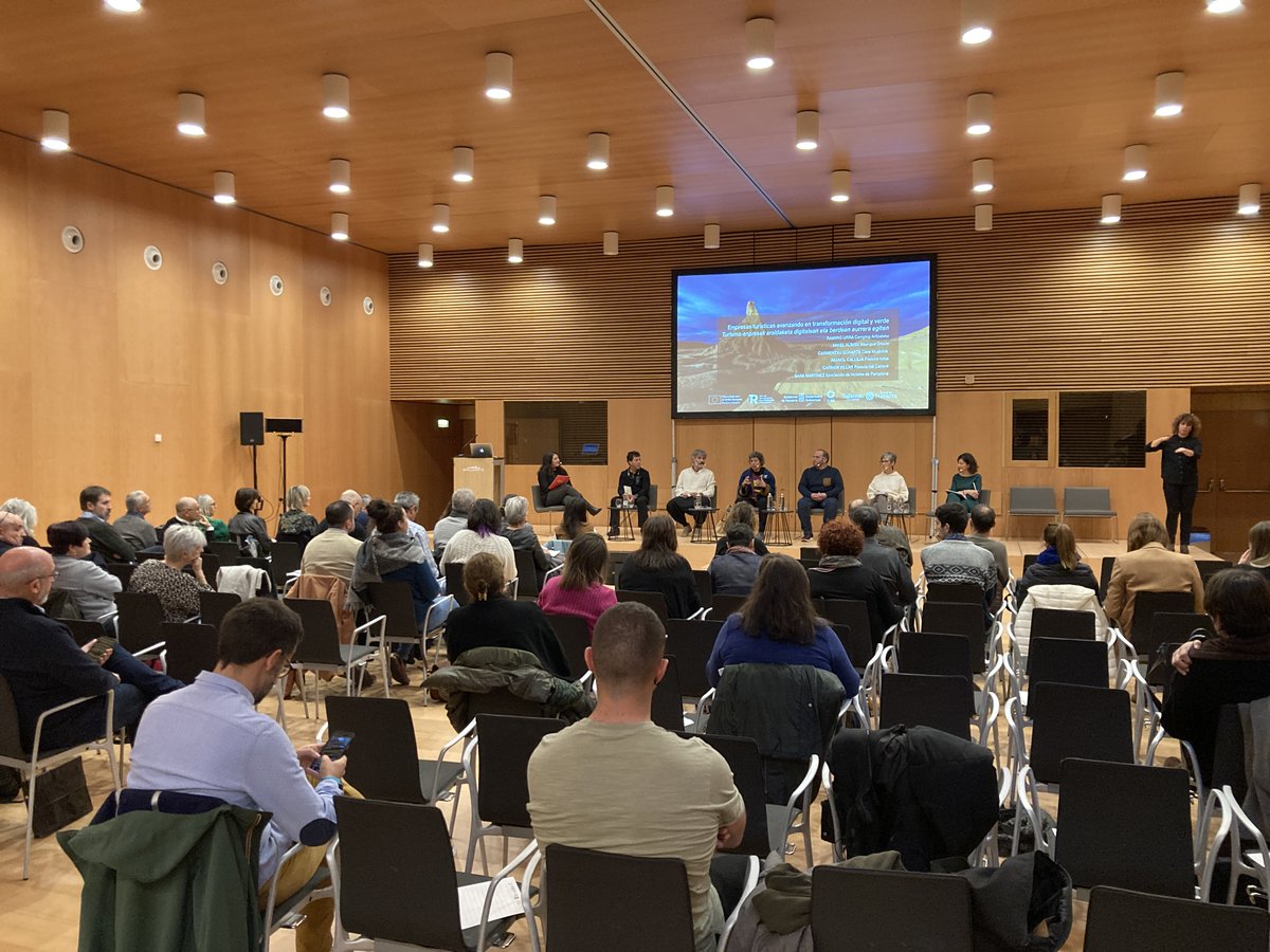 TurismoPro_na's tweet photo. 🤗Gracias por compartir: Experiencias de las empresas turísticas que avanzan en la transformación digital y verde:
camping @Aritzaleku, @AgroturMaricruz, https://t.co/VNfzhpc2fT, @posadaelcamino2, https://t.co/b8tHh1H1OS asociacion @hotelespamplona

#JornadaProfesionalOtroTurismo https://t.co/JFc6FjVN0r