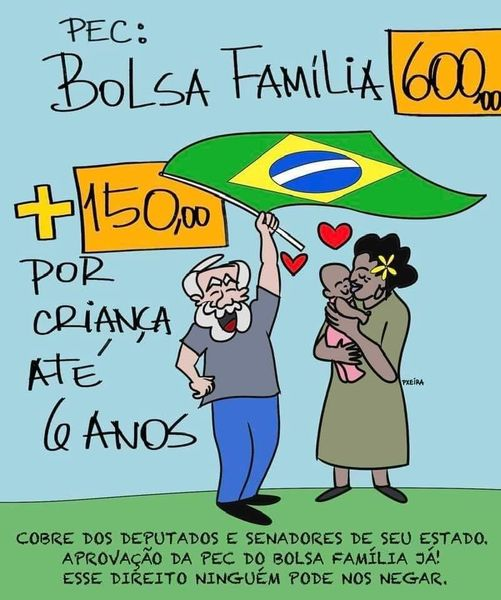 CelioMouraTO's tweet photo. [ Bolsa Família de 600 + adicional de 150 por criança ( até 6 anos ) ] Toda atenção e pressão na Câmara e no Senado. 
Por direitos, respeito e dignidade para todas e todos!
#pecbolsafamilia https://t.co/aiXV6yqnZf