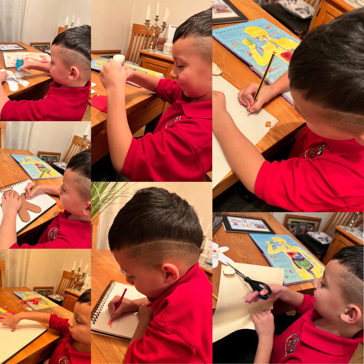 emorges's tweet image. Iestyn was so excited to bring home the class sketch book over the weekend ✏️ and enjoyed adding to it 🥰 Diolch 😊 @YGCwmbran