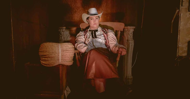 londontheatre's tweet photo. Enjoy @colab_theatre's 'The West', a cowboy-themed immersive experience, in London