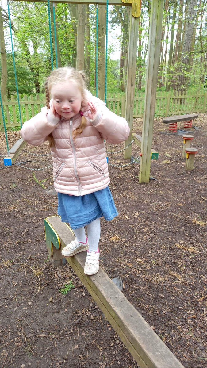 Wouldntchangea1's tweet photo. ‘I love going to the park and having lots of fun!’
Lauren, aged 7
#TuesdayTwitterTakeover #DownSyndrome #WouldntChangeAThing https://t.co/kgYdTtw3cG