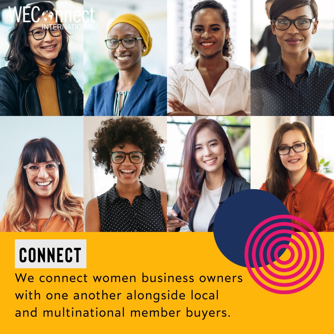 WEConnect_SA's tweet photo. WEConnect International helps to break down the barriers preventing women business owners from connecting to one another and to new market opportunities. #WEConnect women to local and multinational member buyers. #WEConnectEffect https://t.co/BQ2iWiN6qm https://t.co/UYs3yY10DV