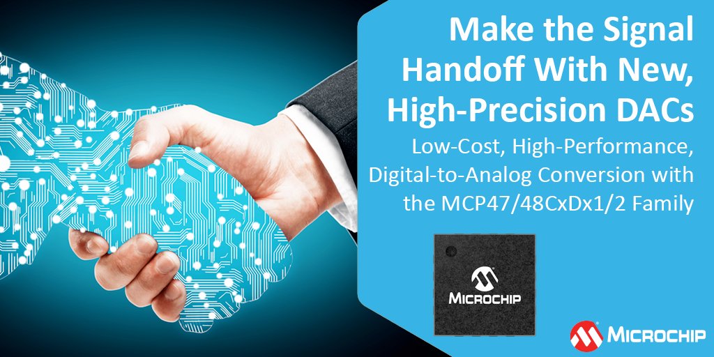 MicrochipTech's tweet photo. Highly interchangeable and flexible, with 24 base product options,  these devices support application changes or improvements with ease. Discover the right DAC for your designs today: https://t.co/UoERhvvo1z. #DAC #DigitalAnalog #Converter https://t.co/mbaiw7s7Ba