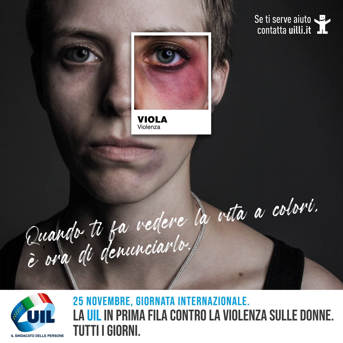 UilmNazionale's tweet photo. Ogni giorno è #25novembre Siamo e saremo sempre in prima fila contro la violenza sulle donne. Come metalmeccanici abbiamo previsto norme specifiche nel contratto nazionale, aggiungendo e rafforzando strumenti a difesa delle donne vittime di violenza sui luoghi di lavoro #Uilm 🔵 https://t.co/gicKDRfWxi