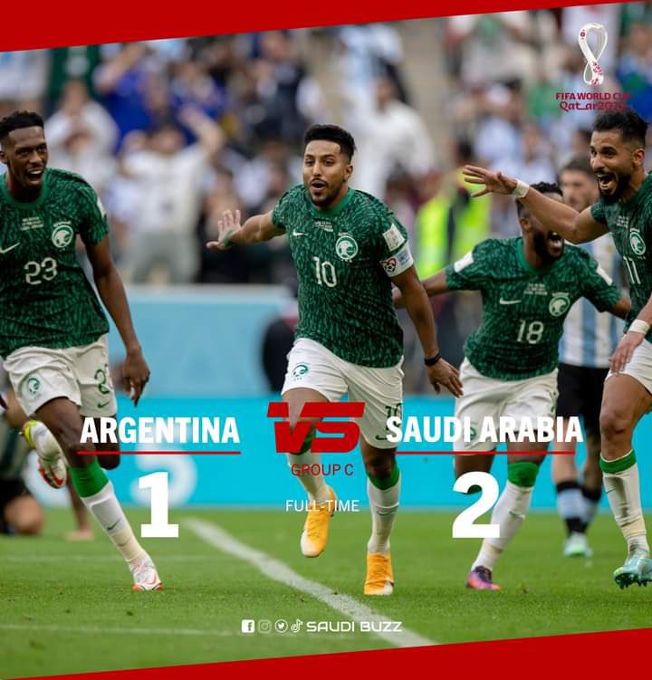 تبًا لك شخص شجع الارجنتين هنا الصقور الخضر الحمدلله ❤️🇸🇦🇸🇦🇸🇦🇸🇦

#السعوديه_الارجنتين