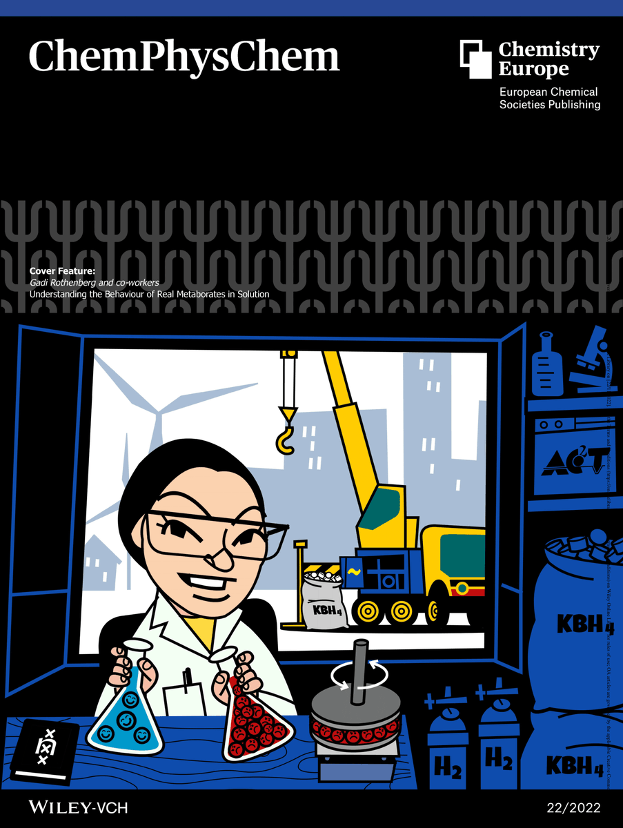 Our paper is featured on the cover! Check out “Understanding the Behaviour of Real Metaborates in Solution” in <a href="/ChemPhysChem/">ChemPhysChem</a> here: …mistry-europe.onlinelibrary.wiley.com/doi/10.1002/cp…
Co-authors: <a href="/WatsonNoe_/">Noë Watson</a> <a href="/AntoineDeblais/">Antoine Deblais</a> and Prof. dr. Gadi Rothenberg