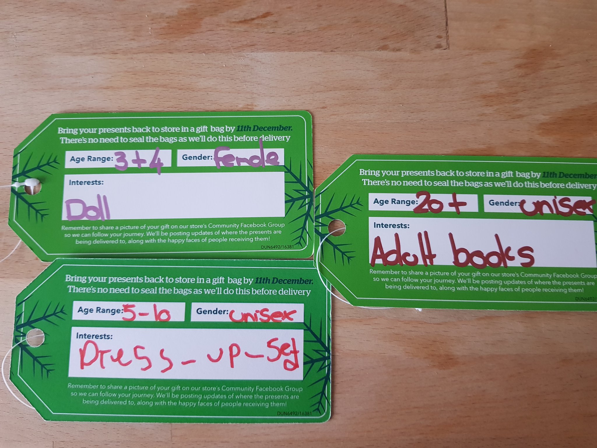 Kendie on Twitter "Delivering Joy labels collected from Dunelm. Breaks