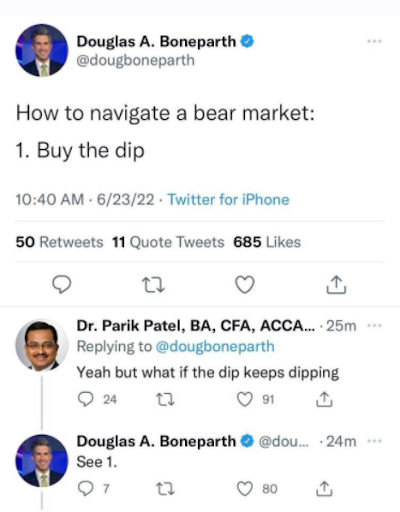 Just "buy the dip”