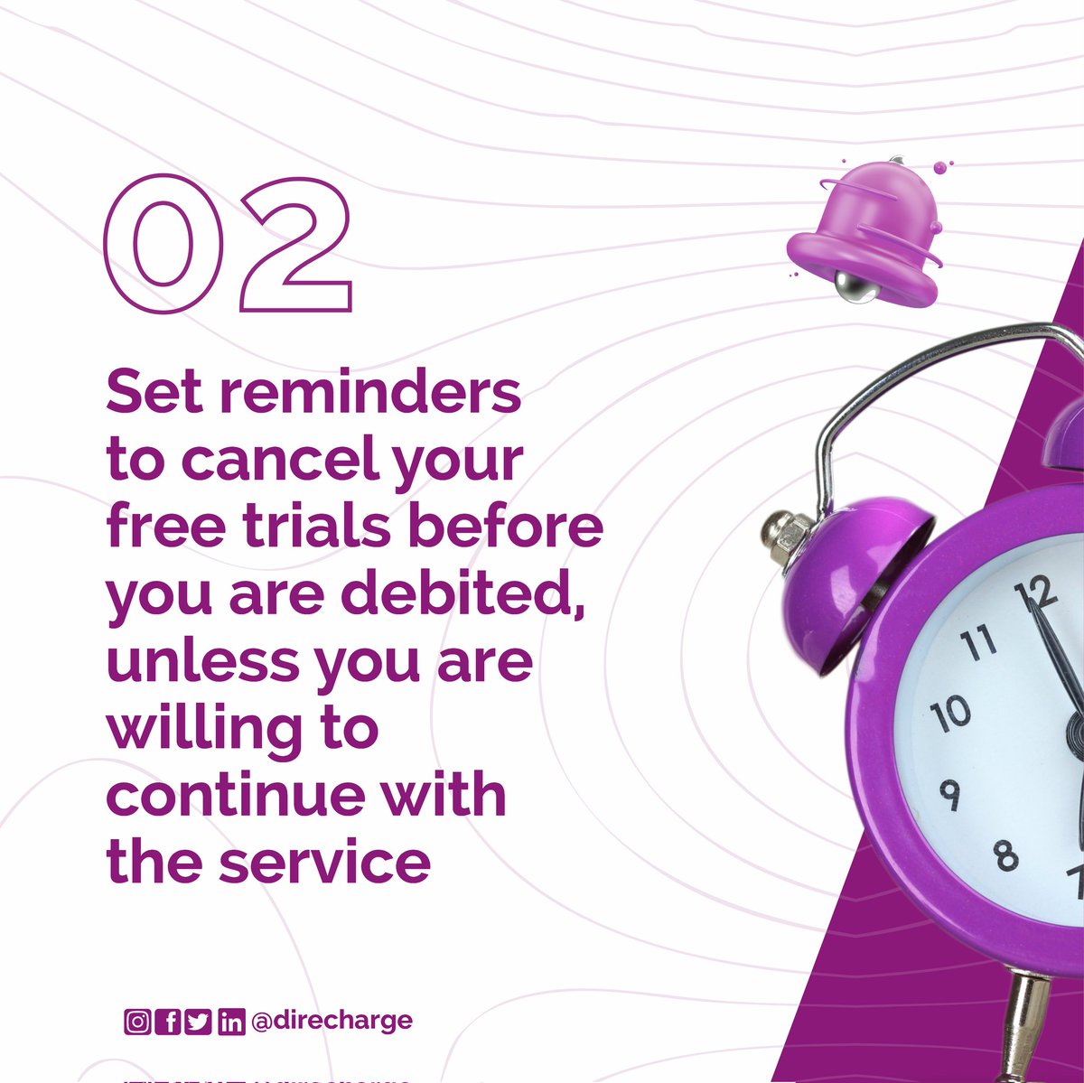direcharge's tweet photo. As always, we bring you financial tips to help you manage your money better😊.

Unsubscribe timely from services you're no longer interested in.

Cancel subscriptions immediately; don't procrastinate because you may not remember until you are debited.

Retweet and like this post https://t.co/gPVCKhKzCZ