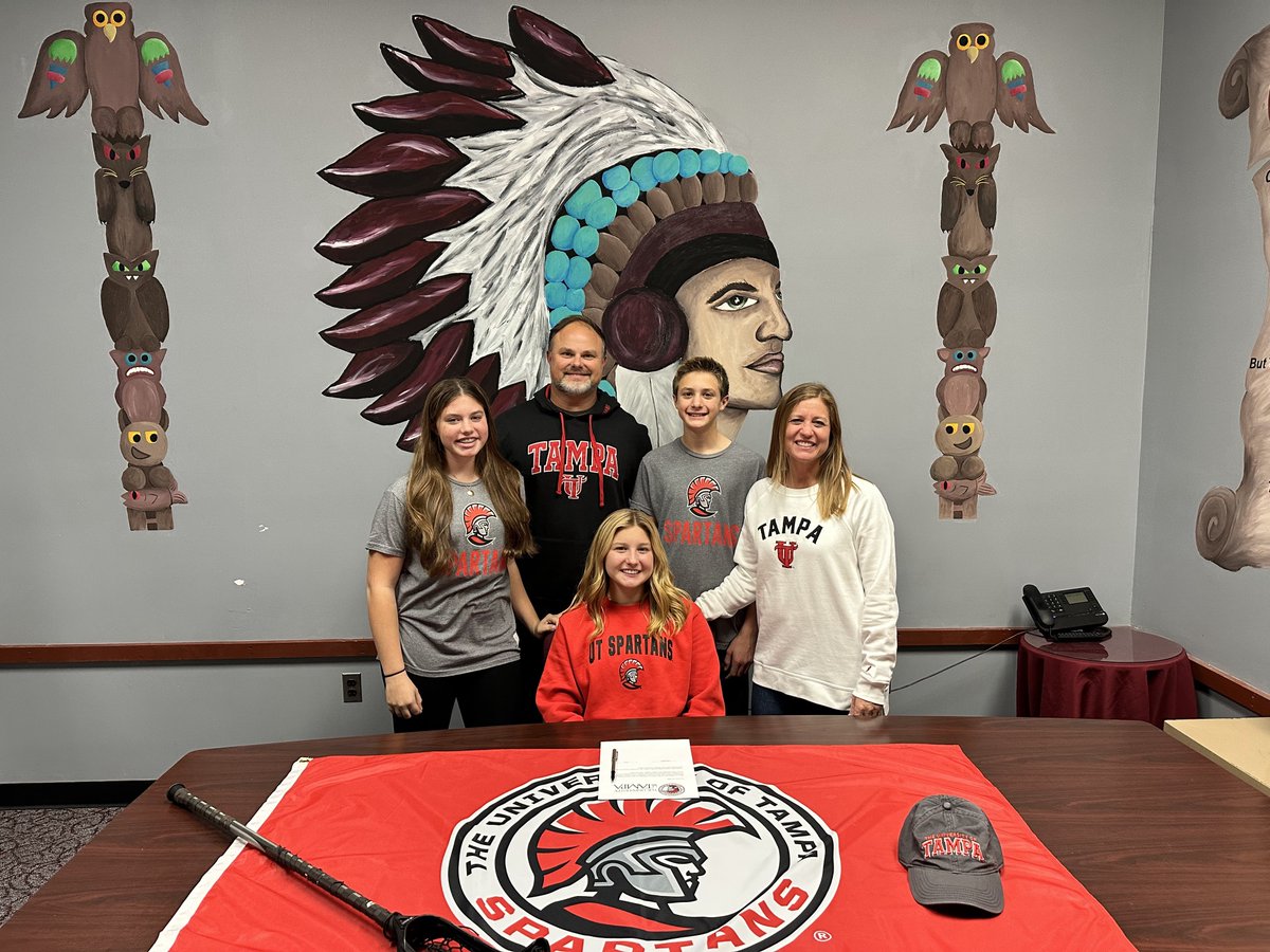 Screaming a huge congratulations to <a href="/ladyindians_lax/">South Lacrosse</a> midfielder Liana Merlo on her commitment to play lacrosse at the University of Tampa!!!! #SouthPride #futureSpartan #nextlevel