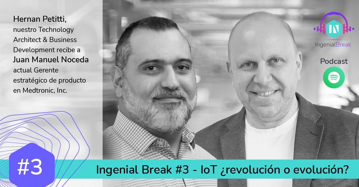 Ingenia_la's tweet photo. IoT ¿revolución o evolución? Episodio #3 de nuestro podcast 😜 Spolier alert 👉 Juan Noceda "La gente hablaba de revolución con IoT y yo lo que decía es para mí es evolución no es revolución porque…” entérate más https://t.co/6eEQkZP4t1 https://t.co/cUZ0P5cgJV