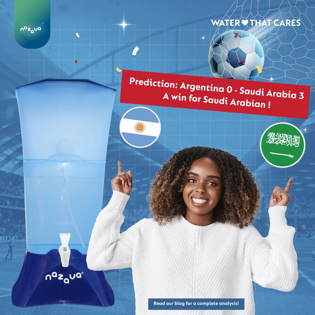 Analysis of data on access to #drinkingwater  predicted a surprising win for #saudiarabia not #Argentina. The data do no lie.   global.nazava.com/world-cup-pred… #saudi_argentina