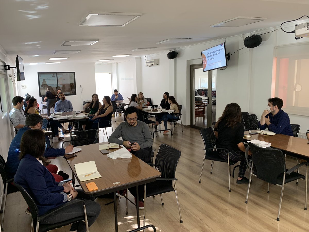 Ya estamos en la lll capacitación presencial del Programa de Apoyo a la Inclusión Laboral de Personas con Discapacidad