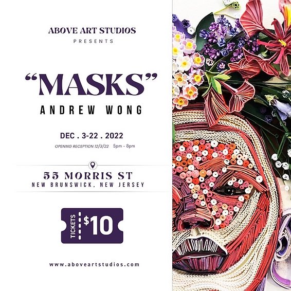 thrilled to announce of my first solo exhibition titled “Masks” is going to open on Dec 3rd  5-8pm at the @aboveartstudios , NJ. If you’re in the area, love to see u there

get your ticket:

aboveartstudios.com/event-details/…

#galleryexhibition #asianamericanartist #contempraryart #lifting